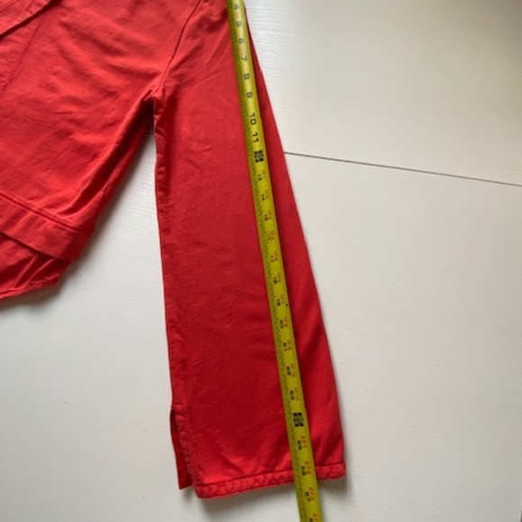 Semicouture 01 Boat Neck Flare Sleeve Top 100% Cotton Made in Italy Size S - Picture 14 of 16